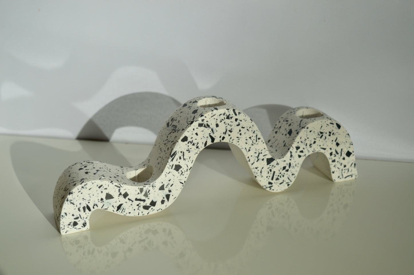F. Terrazzo Candlestick Holder