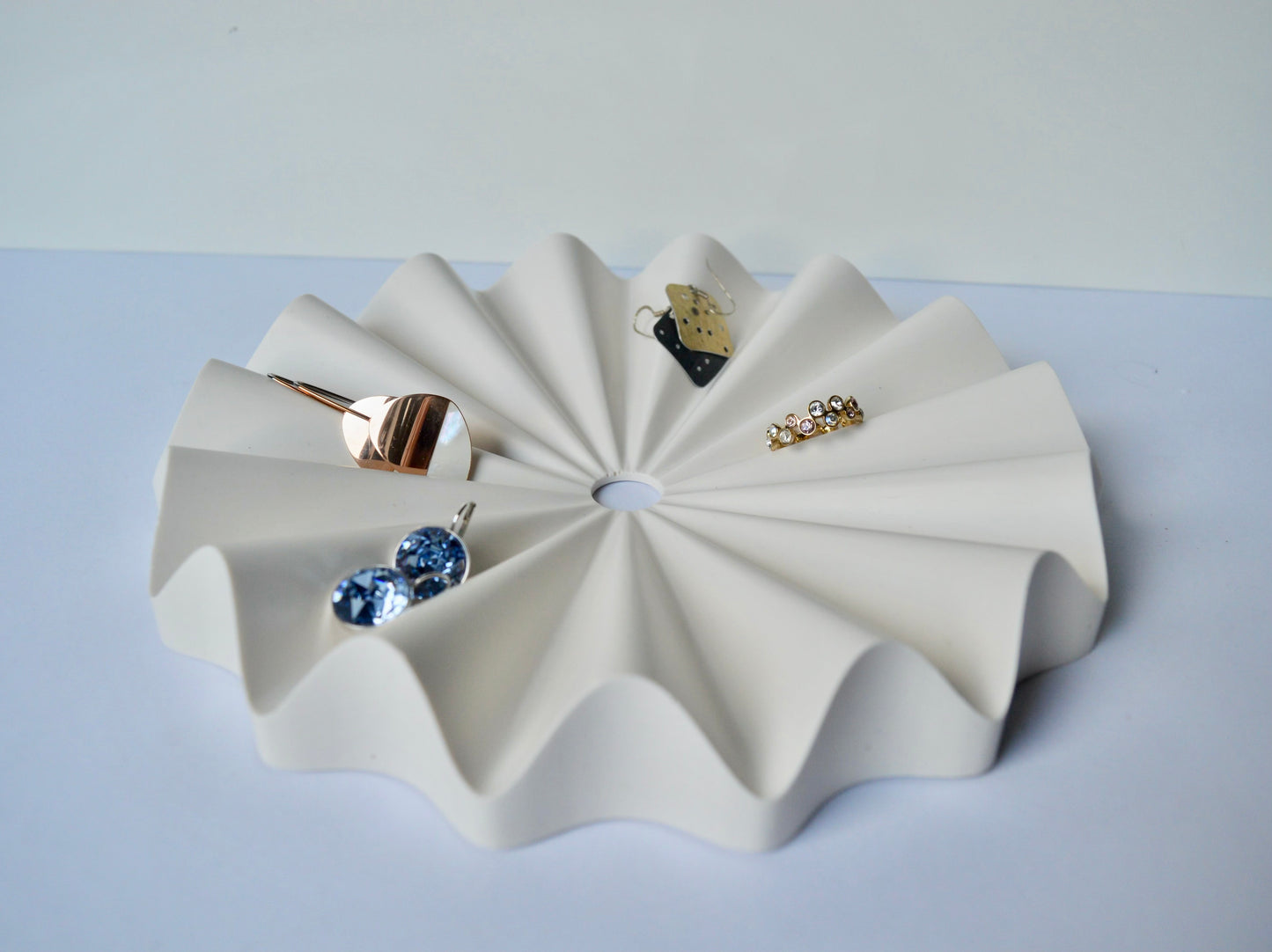 B. Quirky Ruffled Jewellery Holder