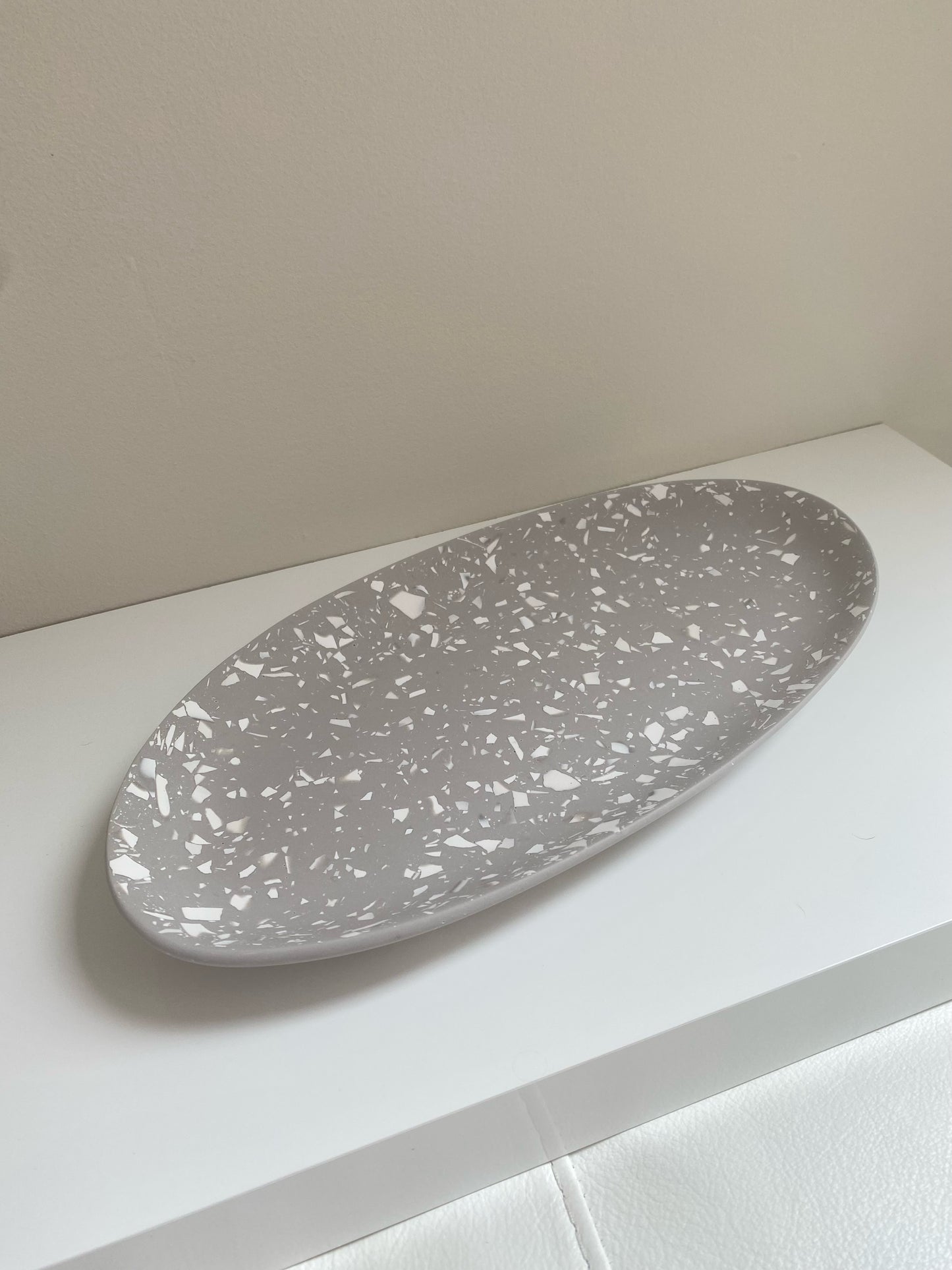 P. Terrazzo Oval Plate