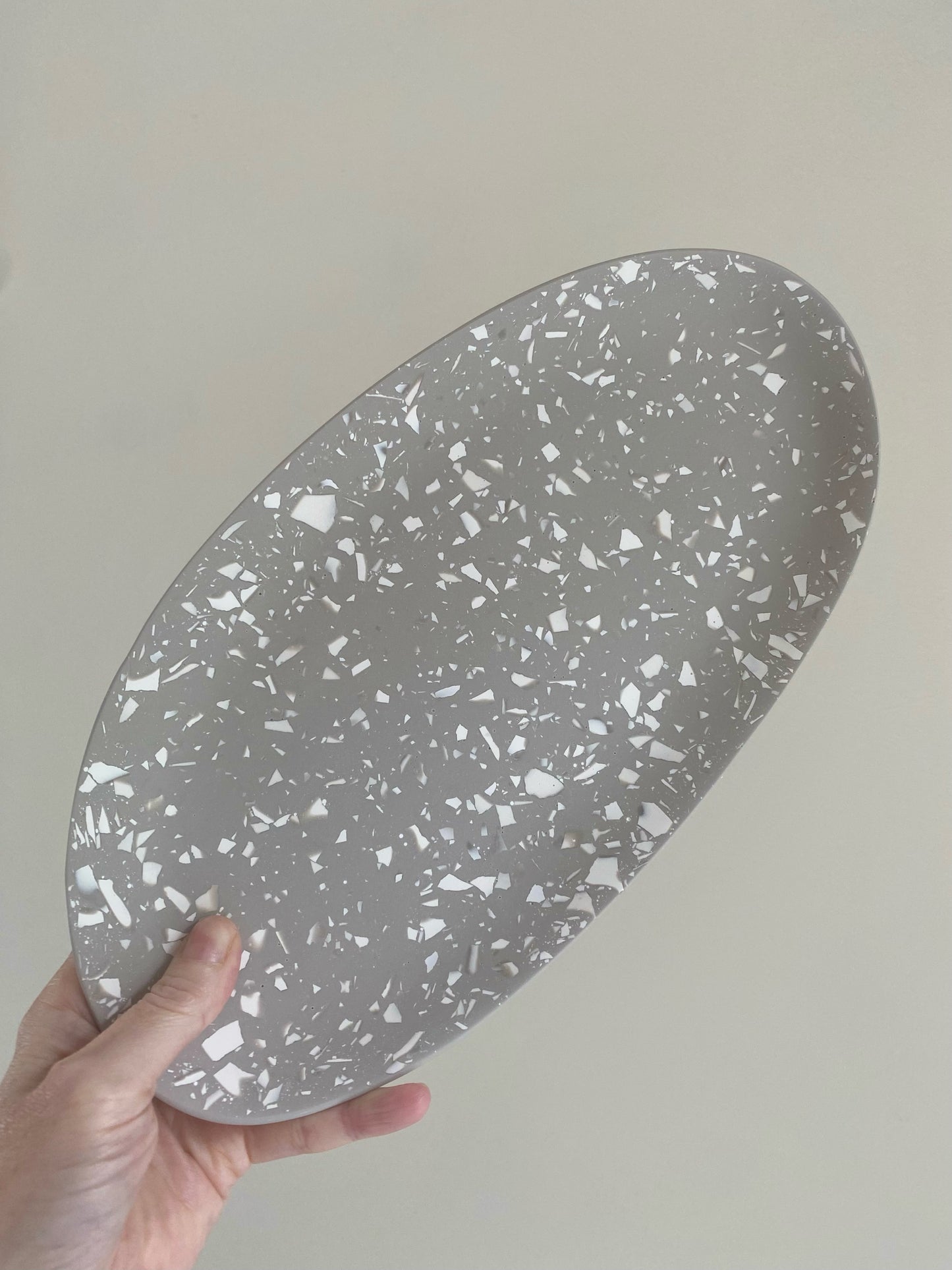 P. Terrazzo Oval Plate