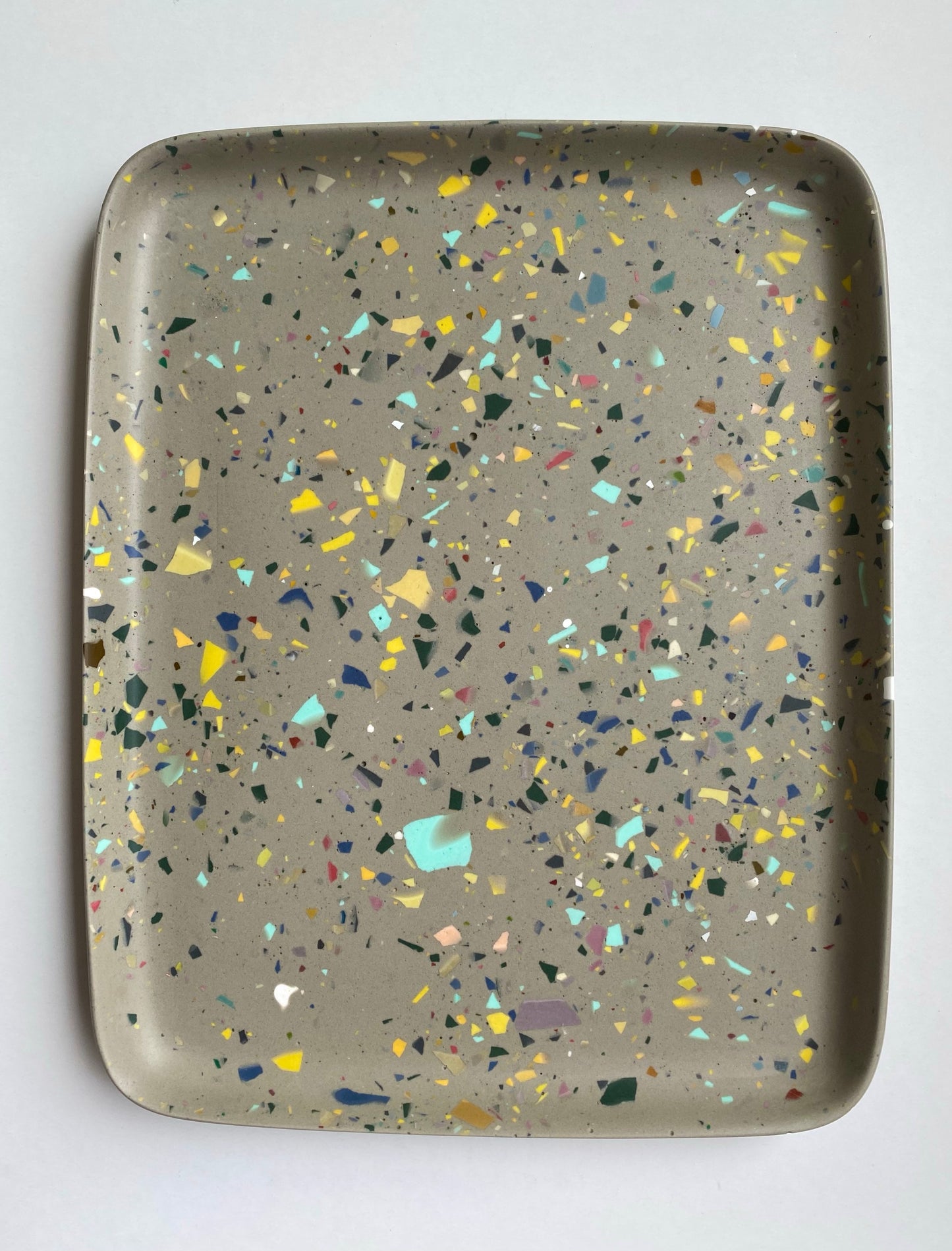 H. Terrazzo Plate