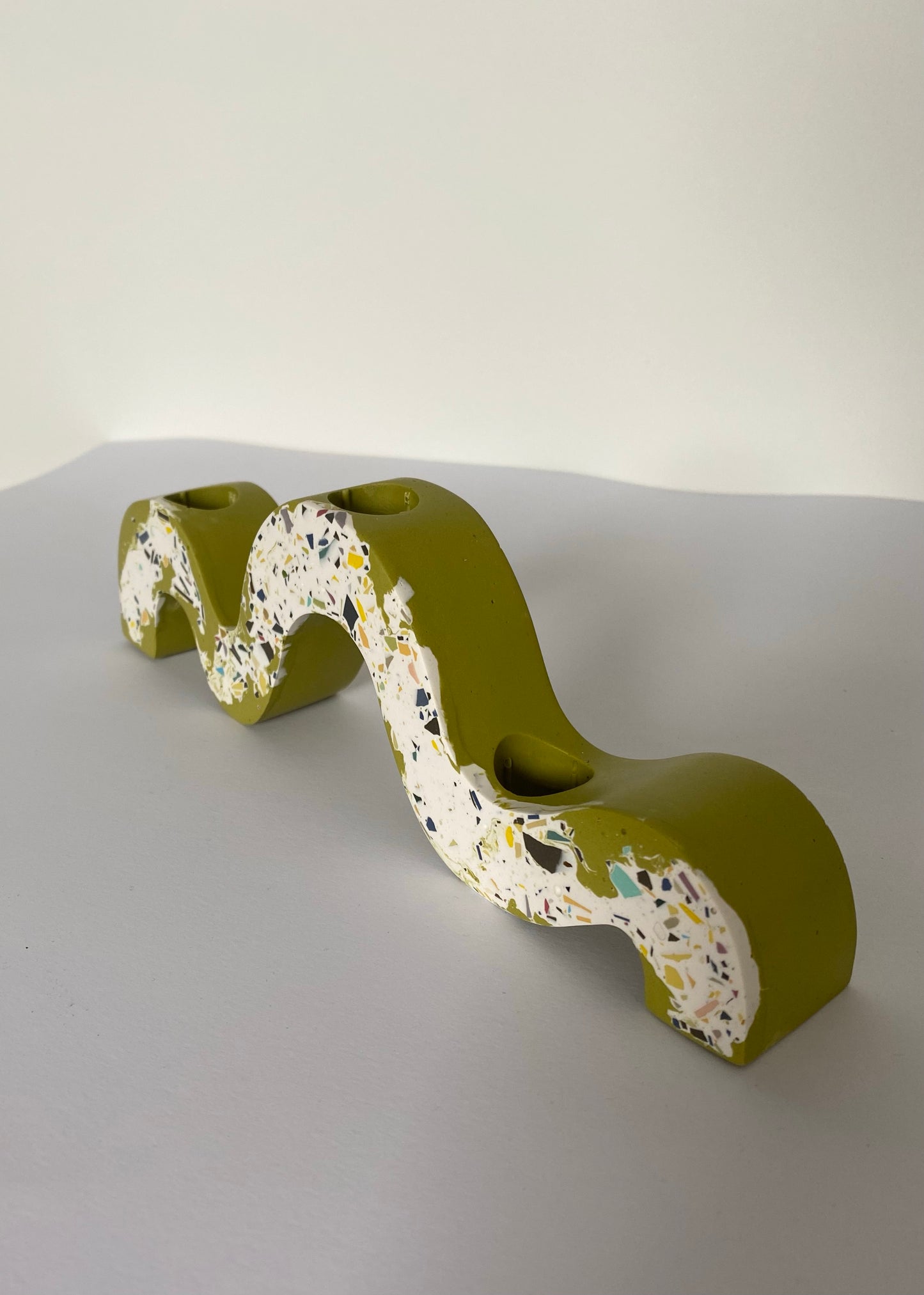 J. Terrazzo Candlestick Holder