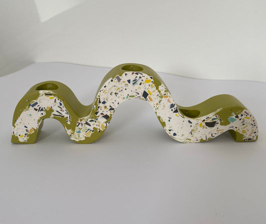 J. Terrazzo Candlestick Holder