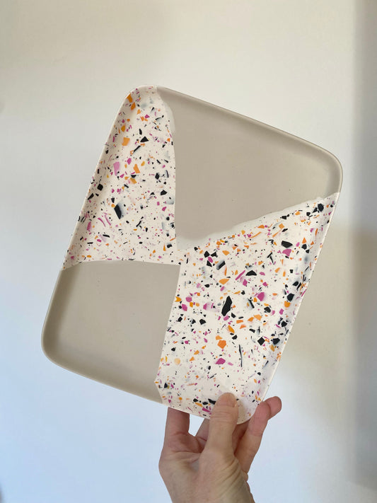 Aa. Terrazzo Plate