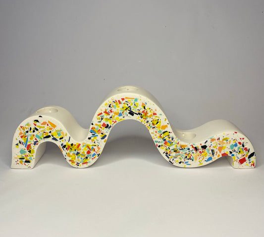 B. Terrazzo Candlestick Holder