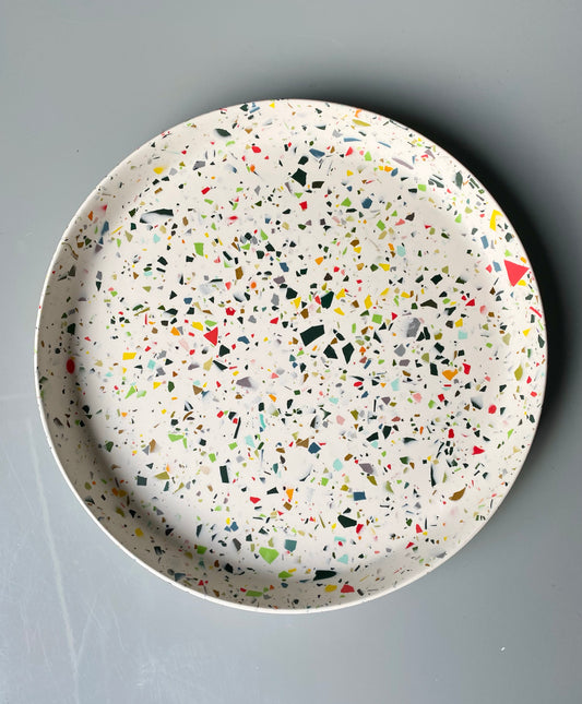 A. Christmas Terrazzo Plate